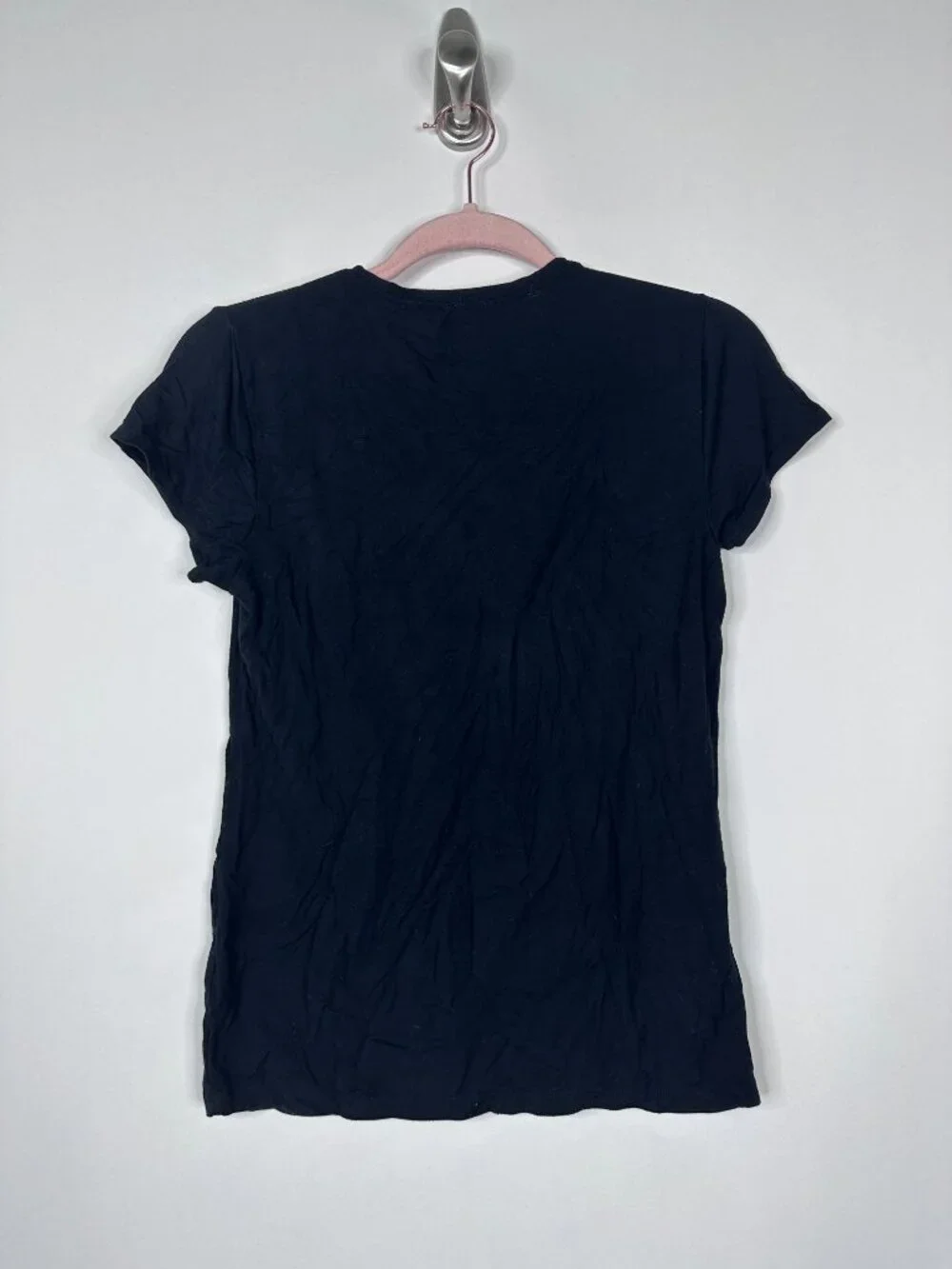 2/$30 J.Crew 365 stretch T-shirt Short Sleeve Black Small #A1969